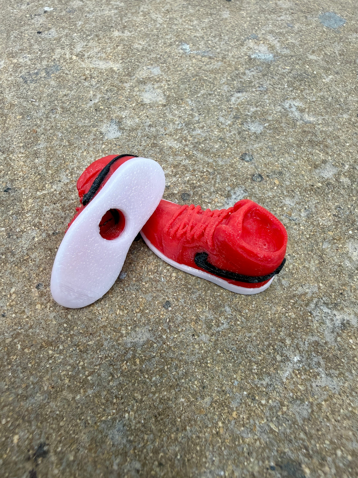 Redline Kicks | Red, black and white sole