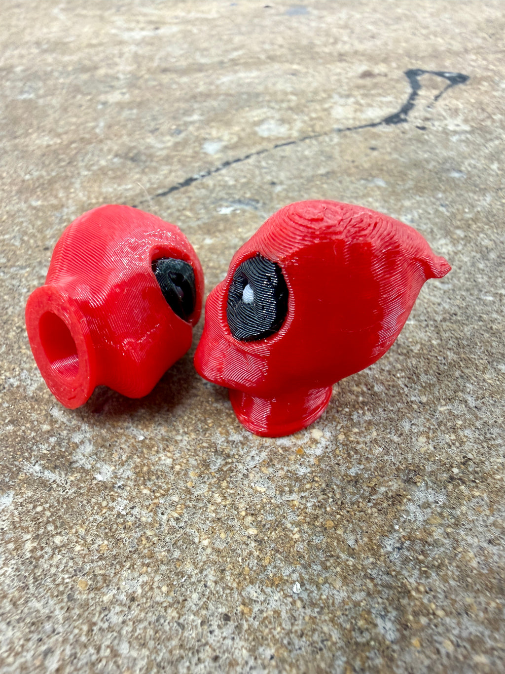 Wade's Wheels | Red Mask Valve Caps