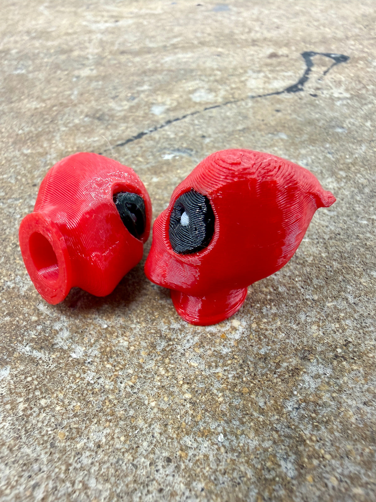Wade's Wheels | Red Mask Valve Caps