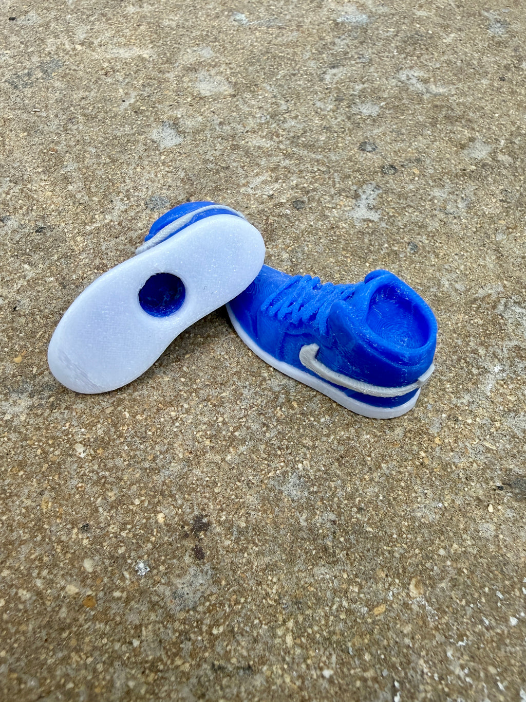 Blue Moon Kicks | Blue and white sole