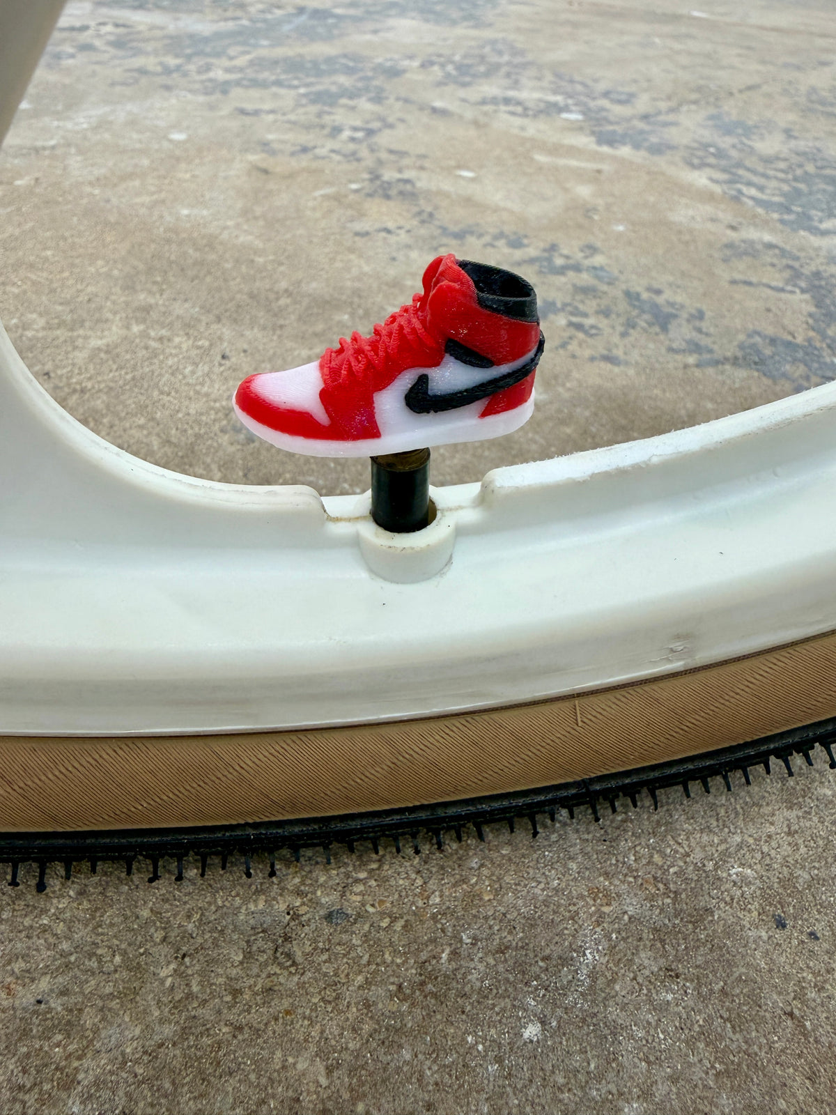 Kicks for Your Rims | Red, white and black