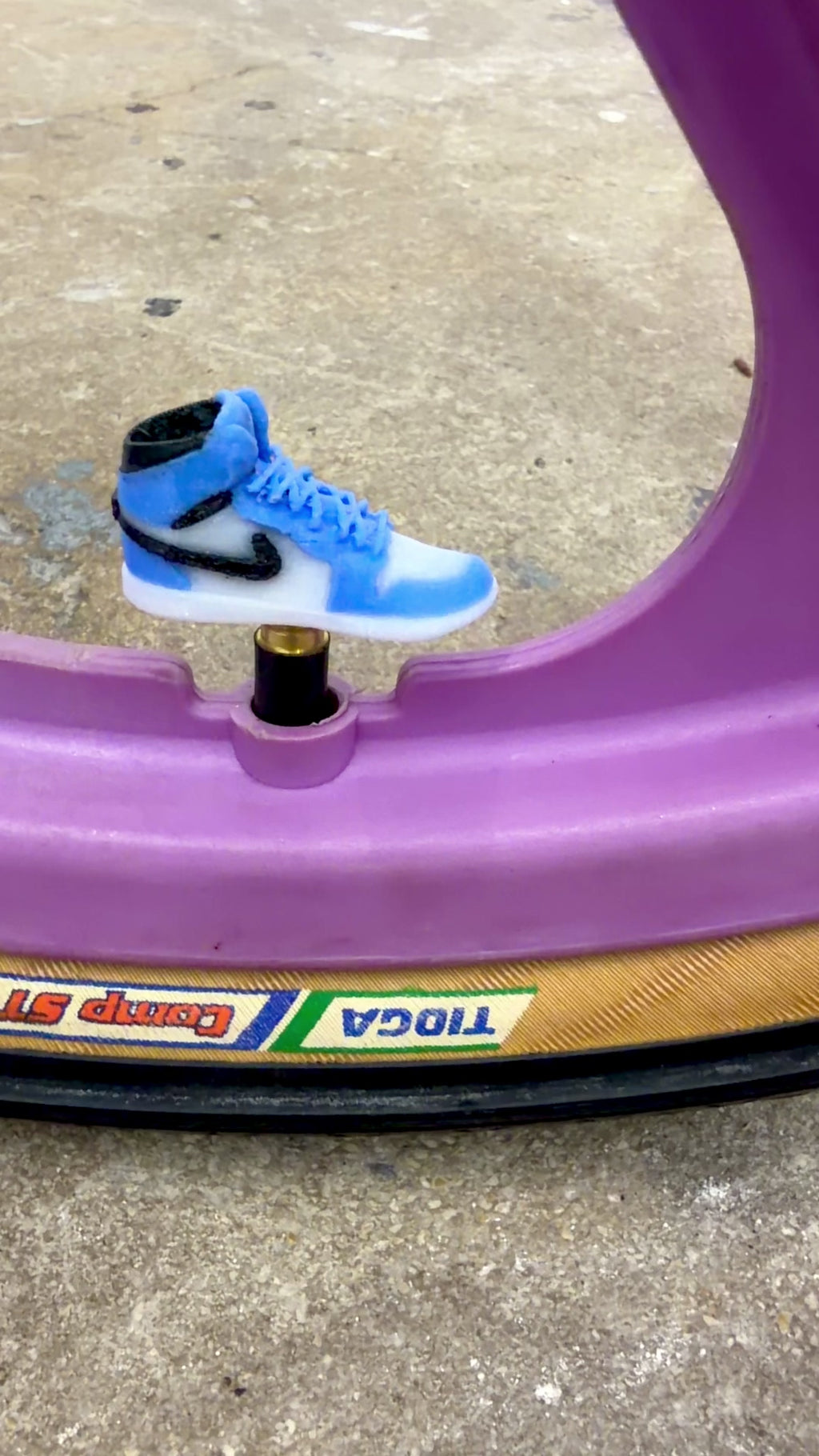 Kicks for Your Rims | Sky Blue, white and black