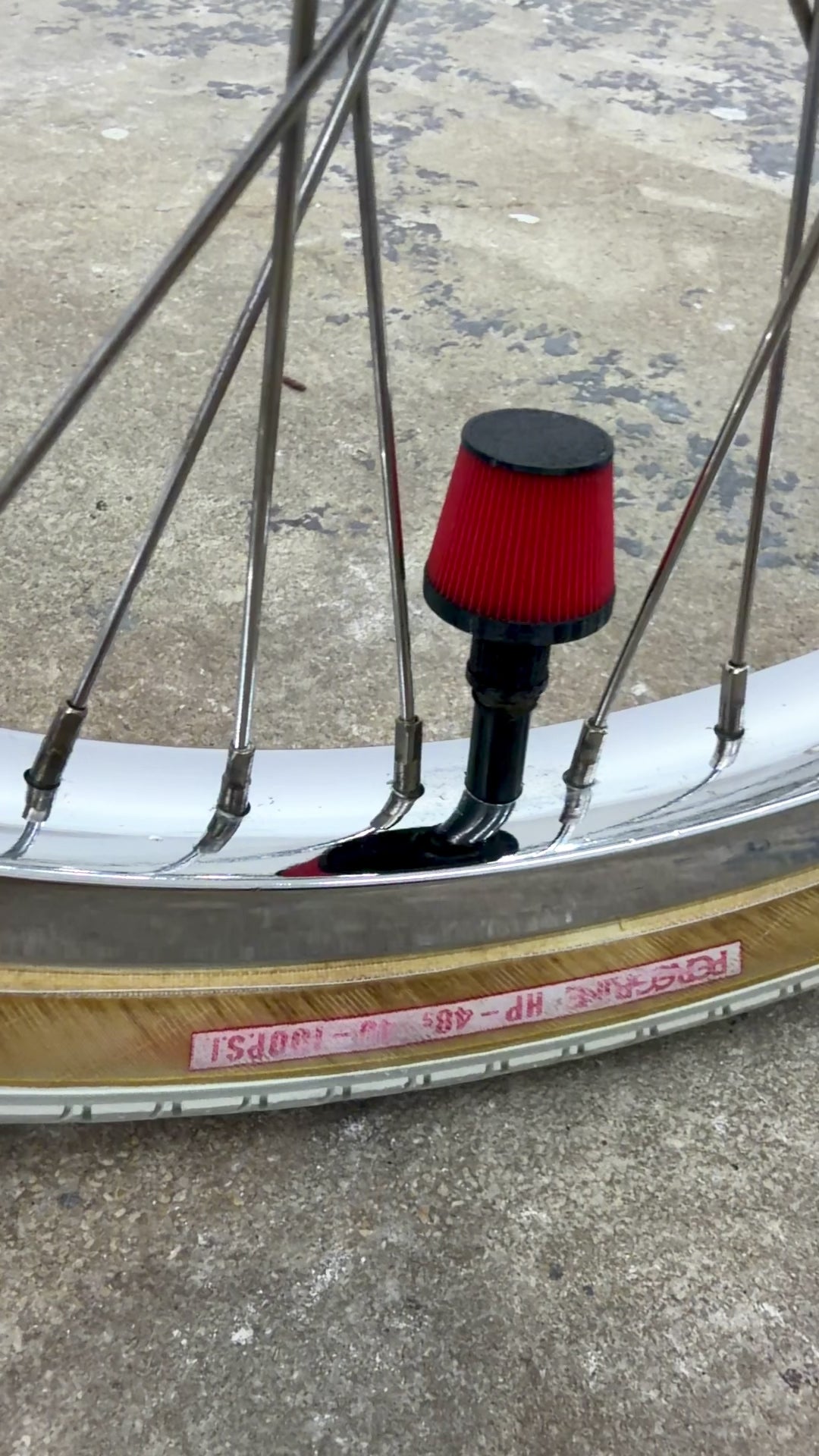 Boost Not Included: KN Valve Caps |  Red and Black